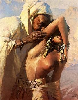 unknow artist Arab or Arabic people and life. Orientalism oil paintings  477 oil painting picture